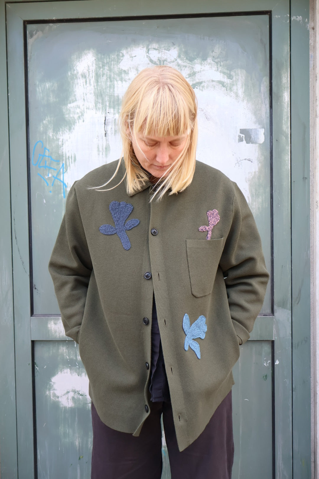 CARDIGAN blomst 01