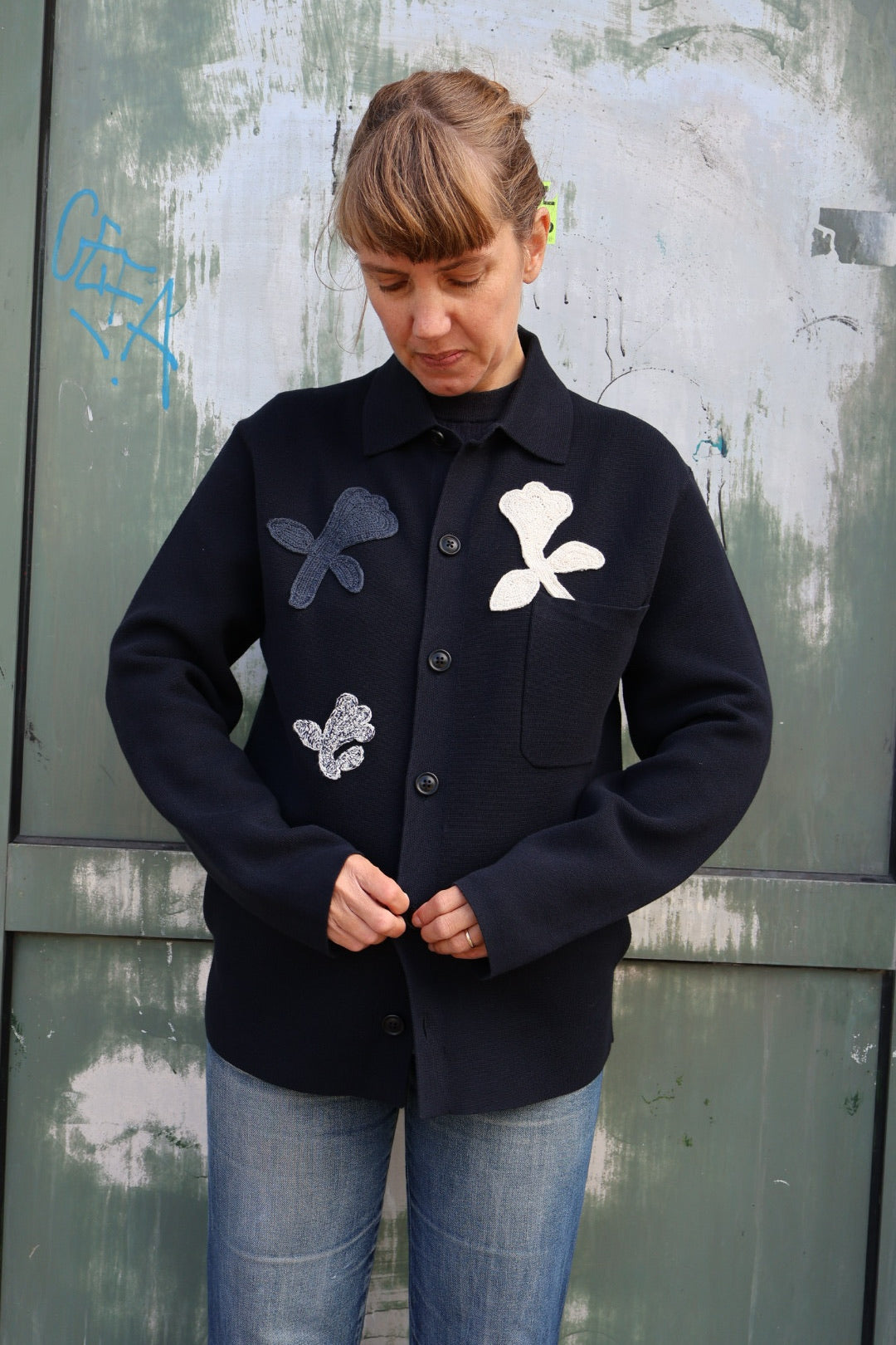 CARDIGAN blomst 03