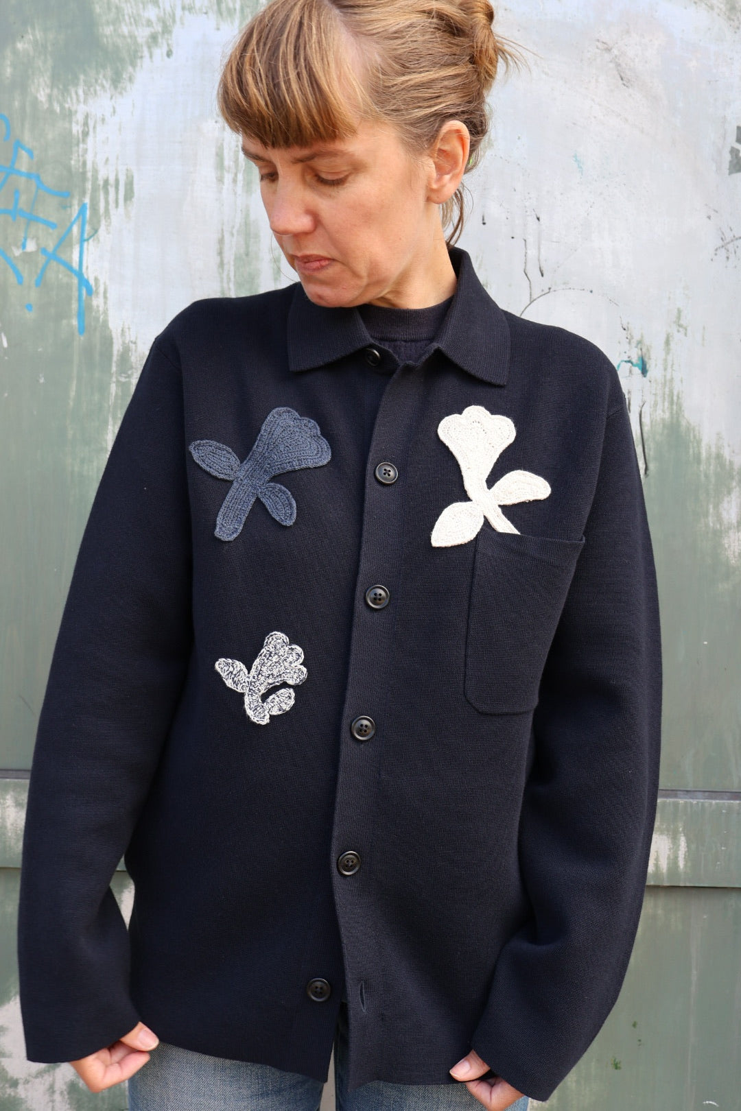 CARDIGAN blomst 03